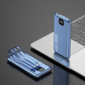 K-X10 Compact Power Bank with LED Display - Yuanfeng Blue