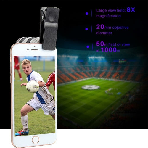 Portable Optical Zoom Lens Kit for Smartphones